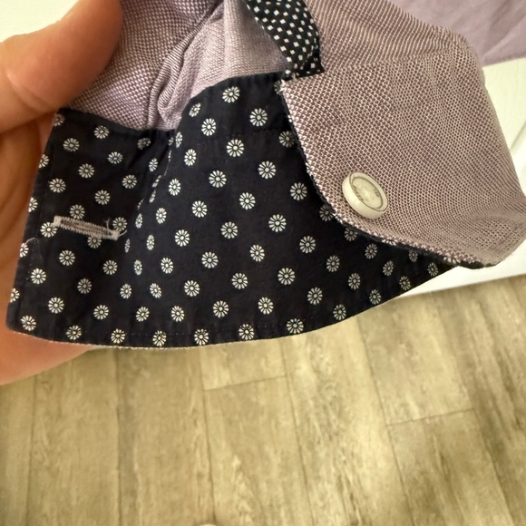 Ted Baker Chambray-style Cameron-cuff Button Down Size 5 - Picture 5 of 5